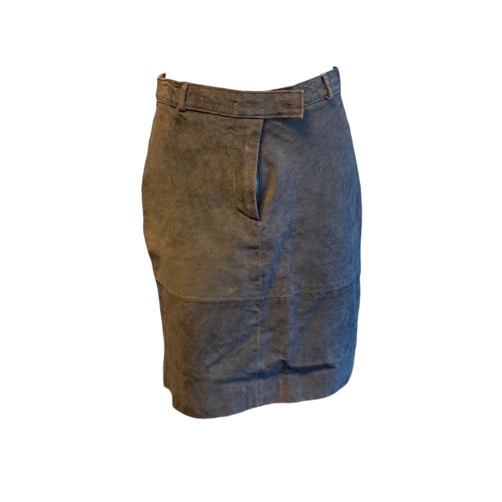 Neutral Zone Tech Wear Vintage Women's Suede Leather Skirt